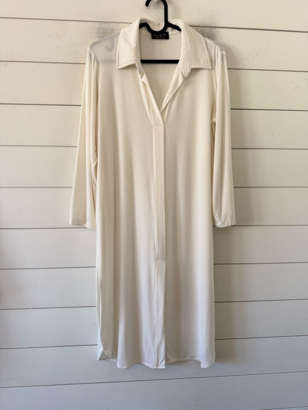 Miik Size S Rafaela tunic  cream stretch jersey